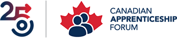 Canadian Apprenticeship Forum 25th Anniversary Logo